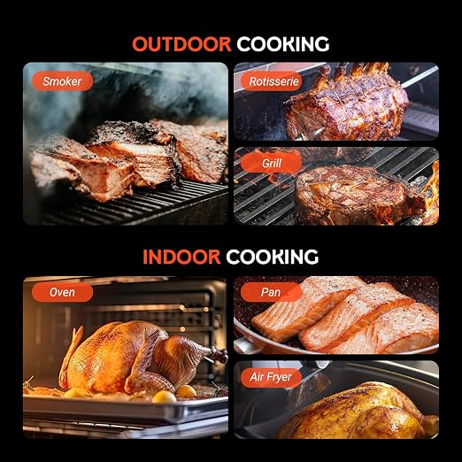 Wireless Meat Thermometer - 5G Wi-Fi and 5.4 Bluetooth Meat Thermometer Digital - Image 6