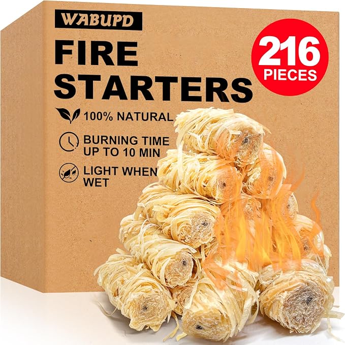216 Pcs Fire Starter by WABUPD