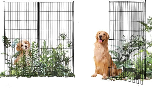15 Panels No Dig Decorative Outdoor Garden Fence by LovehomeLovelife