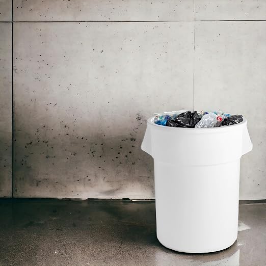 PRO&Family Commercial Round Trash Can - Image 5