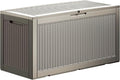 TARKARI 100 Gallon Lockable Resin Deck Box, Waterproof & UV-Resistant Outdoor by Home