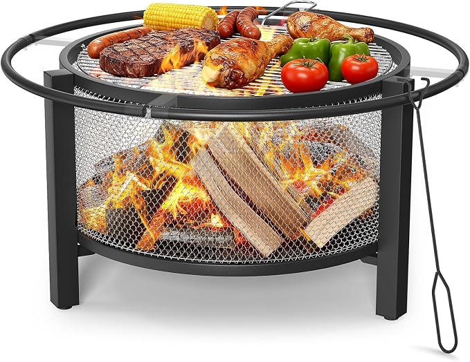 ONBRILL 2-in-1 32 Inch Fire Pit by ONBRILL