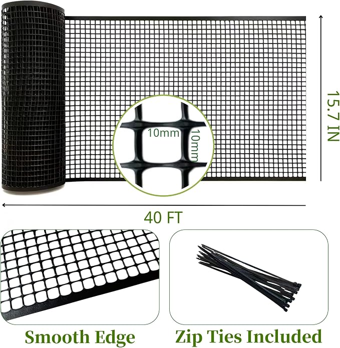 PotatoLife Plastic Wire Mesh Fence, Balcony Fence - Image 2