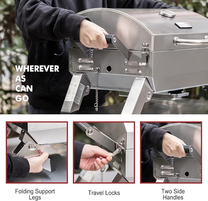 Stainless Steel Portable Grill - Image 7
