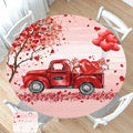 Valentines Day Round Fitted Tablecloth by Unknown
