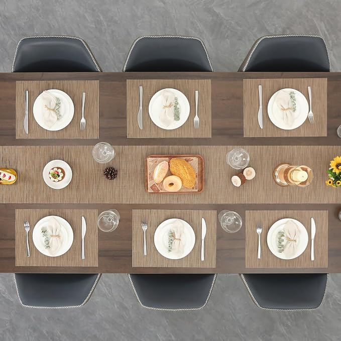 Myir JUN Table Runner, Vinyl Table Runner Indoor 72 Inch Long Arbitrarily - Image 9