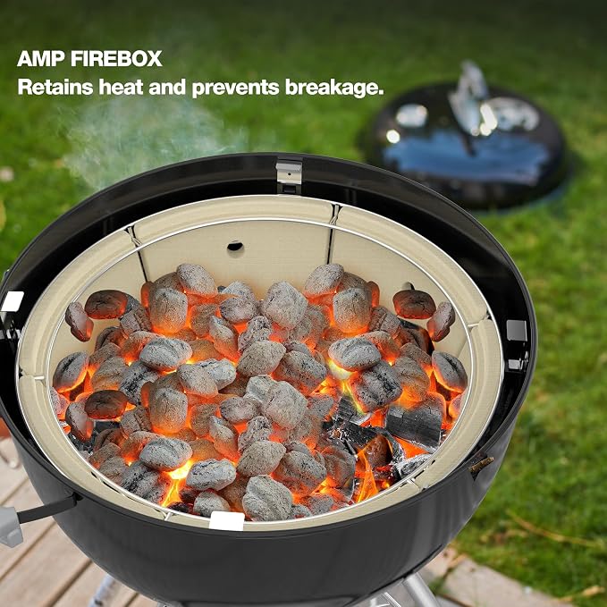 onlyfire Stainless Steel Charcoal Ash Basket, Charcoal Firebox Set - Image 4