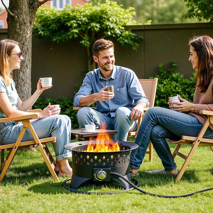 Breezz 20 Inch Propane Fire Pit - Image 6