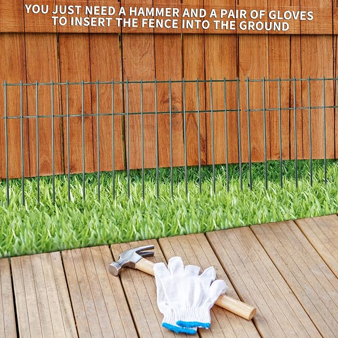Adavin Small/Medium Animal Barrier Fence, 2 Pack 24 inX 15 in Underground - Image 7