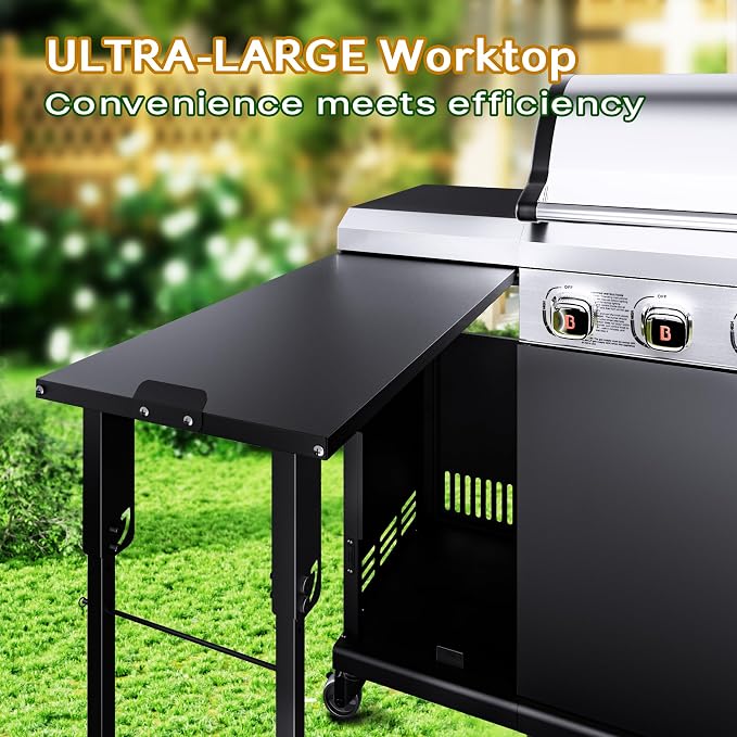 Brand-Man Propane Gas Grill Island Outdoor Kitchen & Storage Cabinets, 52000 - Image 4
