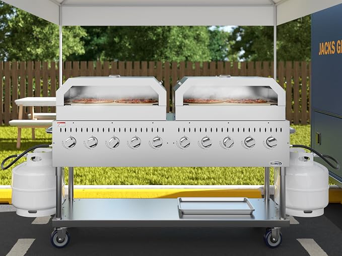 72 in. Commercial Outdoor Propane Gas Grill - Image 4
