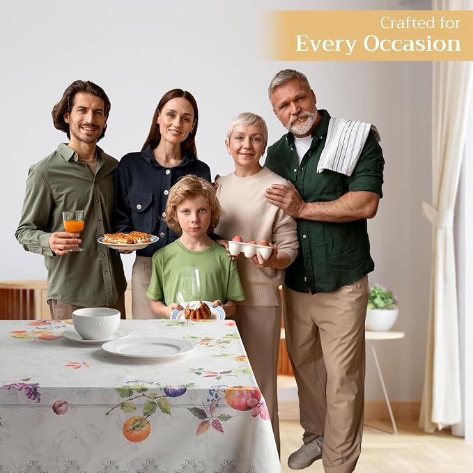 Maison d' Hermine Table Cloth Rectangle Table 100% Cotton 60 x 90 Inches Fall - Image 6