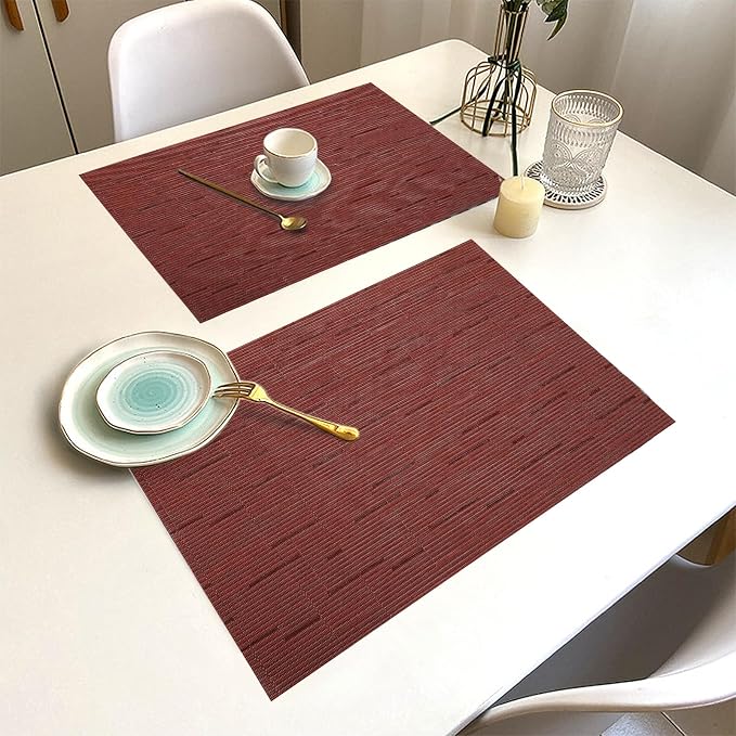Placemats Set of 12 Washable&Wipeable Place mats - Image 6