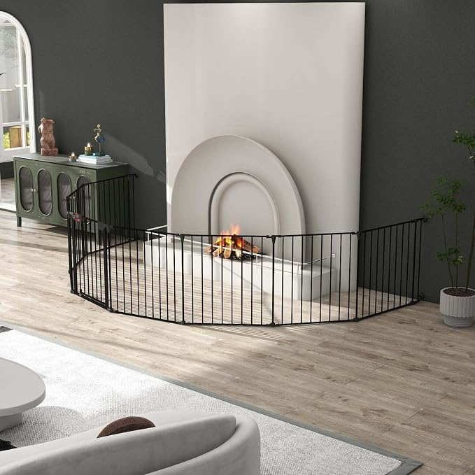 8-Panel Configurable Metal Safety Gate Play Yard - Image 2
