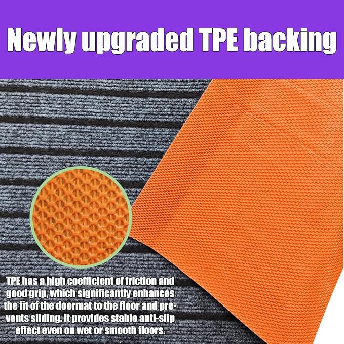 Antenat 2-Pack Door Mat, Low Profile Indoor Outdoor Entryway Mats, Durable - Image 8