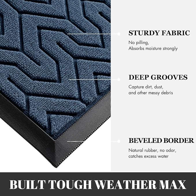 Yimobra 72x24 Indoor Outdoor Runner Rug, Heavy-Duty Entrance Mat - Image 4
