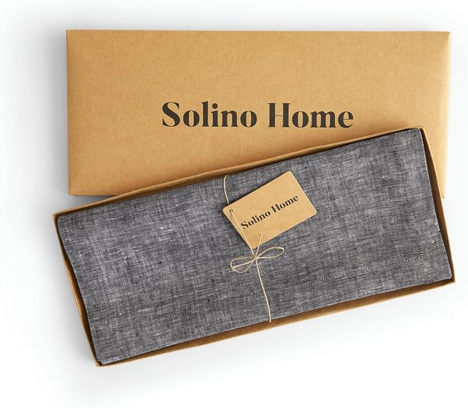 Solino Home Linen Small Table Runner 48 Inches - Image 5