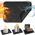 24x18 Inches Under Grill Mat for Outdoor Tabletop Grill Deck Protector by CowCity