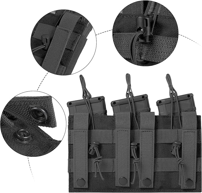 Open-Top Single/Double/Triple Molle Mag Pouch - Image 4