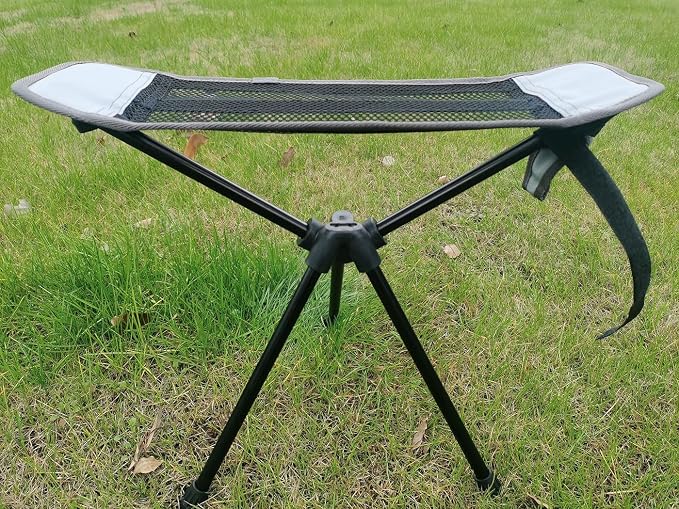 Portable Camping Chair Foot Rest Stool Lightweight Heavy Duty Folding Outdoor - Image 2