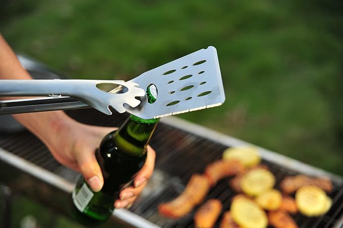 Jokari Pro Grade 6 in 1 Lighted Grill Tool. All in One Cooking Utensil Includes - Image 6
