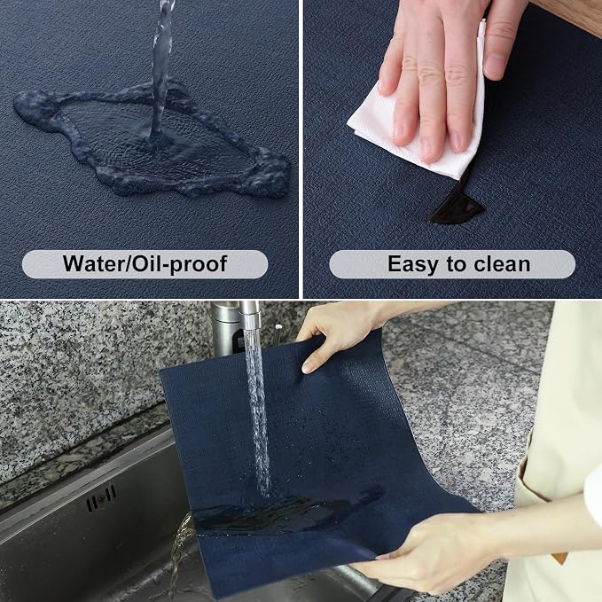 Homaxy Faux Leather Heat Resistant Placemats - Image 4