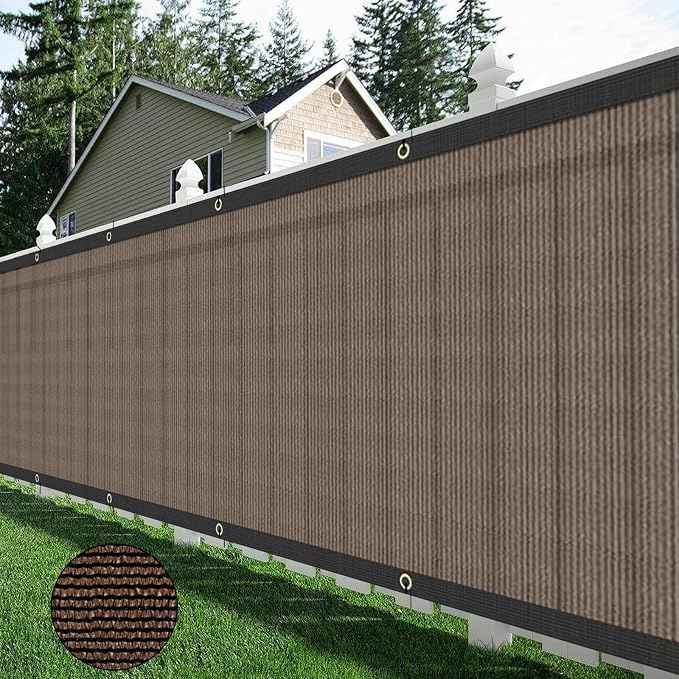AYOHA 4' x 36' Privacy Fence Screen Fabric Mesh Shade Net Cover, Heavy Duty 160 by AYOHAHOMEGARDEN