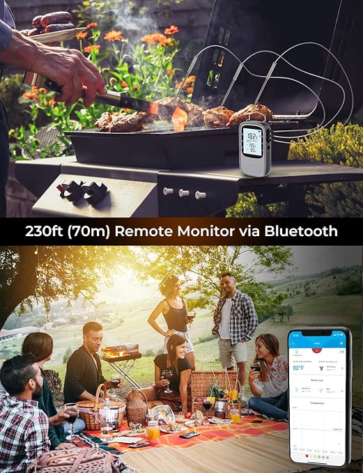 Govee Bluetooth Meat Thermometer, Digital Wireless Meat Thermometer - Image 3