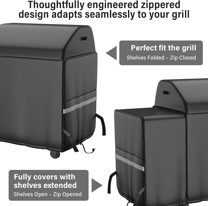 Grill Cover for Traeger Woodridge Pro & Elite, Compatible - Image 3