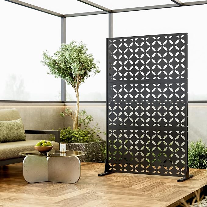 Heavy-Duty Outdoor Privacy Screen by QINPTWUT