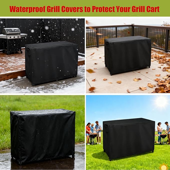 Grill Cart Cover, Outdoor Grill Stand Cover - Image 7