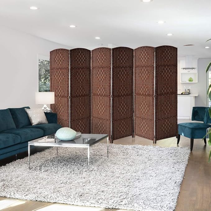 Sorbus 6 Panel Room Divider 6 ft. Tall - Image 4