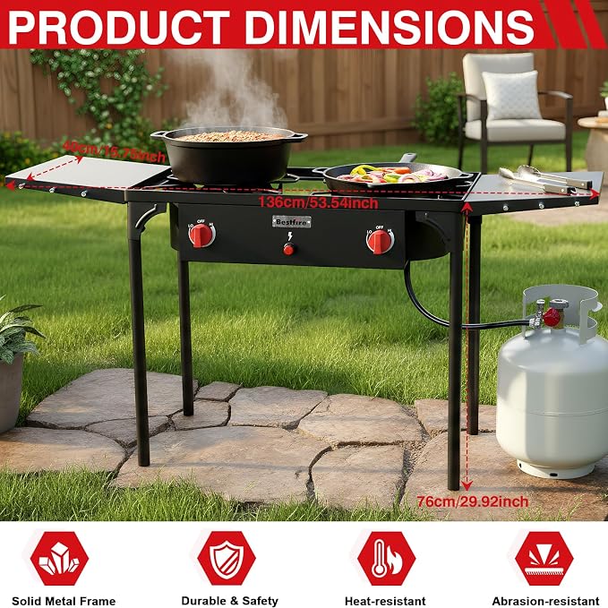 Bestfire 2 burner Camping Stove - Image 5