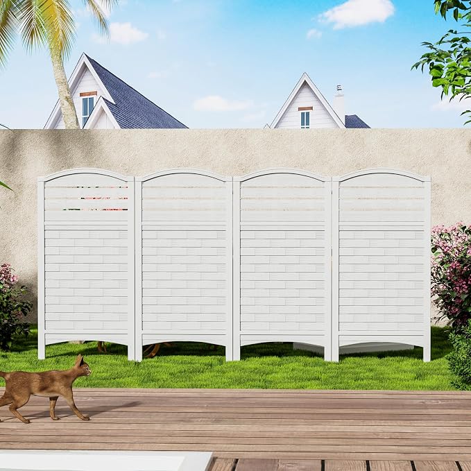 Outdoor Fence Privacy Panels, Resin Privacy Fence Panels - Image 8