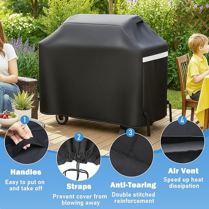 55 Inch Grill Cover-Universal BBQ Gas Cover - Image 7