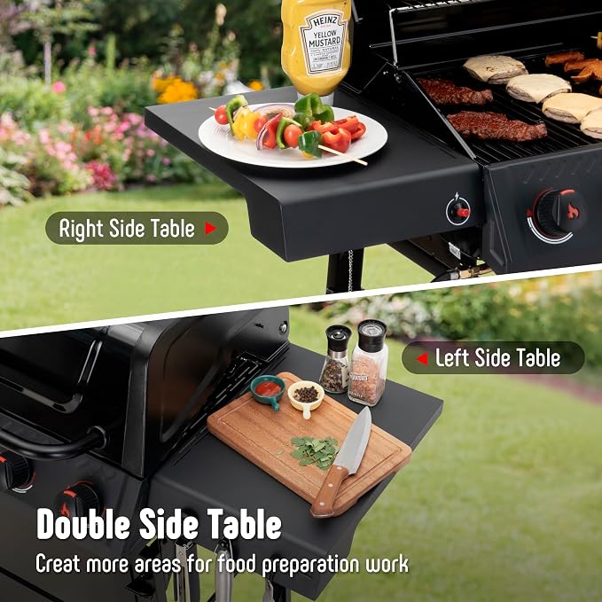 4 Burner Gas Grill, 000 BTU Outdoor BBQ Grill - Image 8