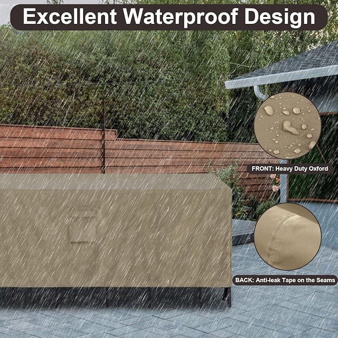 PureFit Patio Furniture Covers, Outdoor Table Furniture Cover Waterproof - Image 4