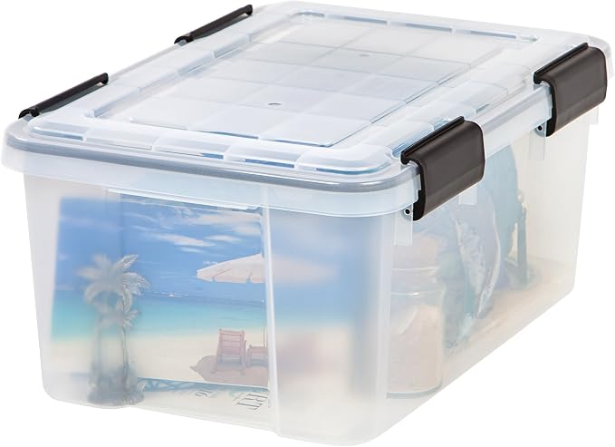 IRIS 19 Quart Weathertight Storage Box - Image 8
