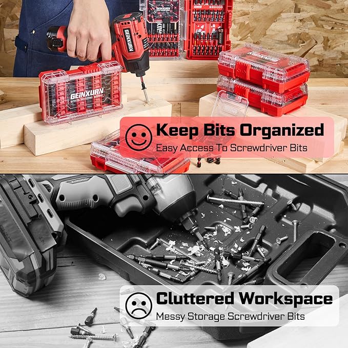1Pc Red Storage Box Case, small parts box - Image 7