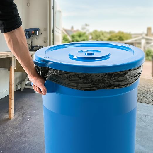 PRO&Family Commercial Round Trash Can - Image 5