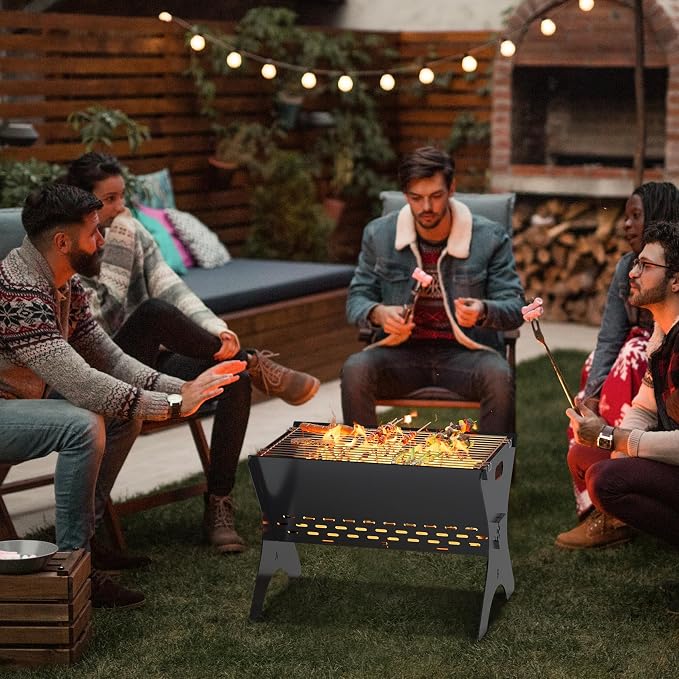 Camping Campfire Grill, Backpacking BBQ Grill - Image 3