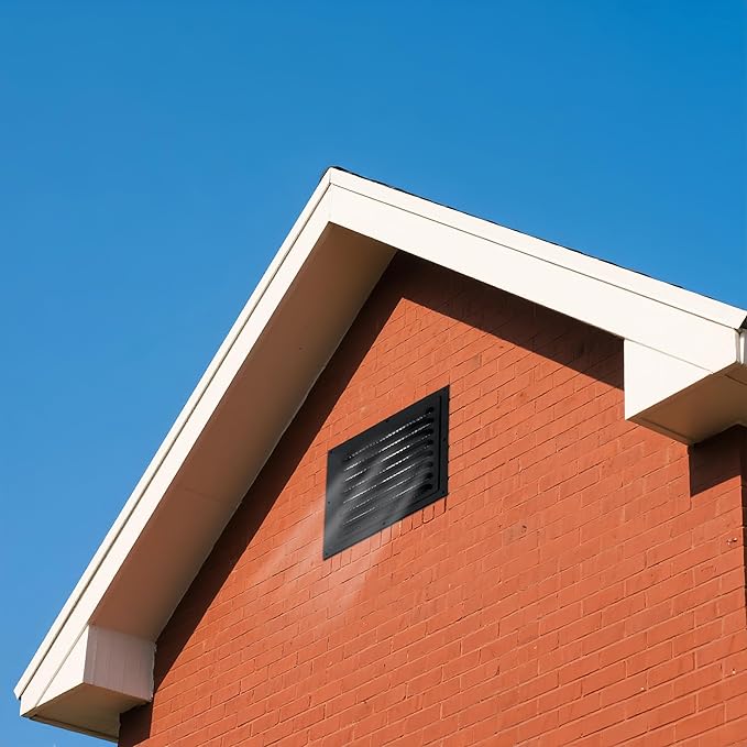 2pcs Attic Vent Soffit Vent Aluminum Wall Vent Metal Shed Vent Square Vent - Image 6