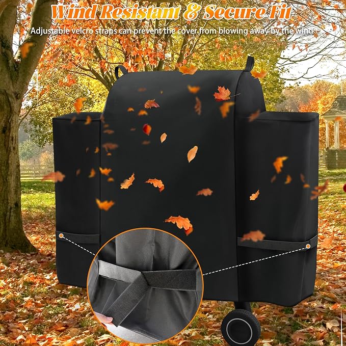 Grill Cover for Traeger Ironwood 650 BAC505 Wood Pellet Smoker Replacement - Image 4