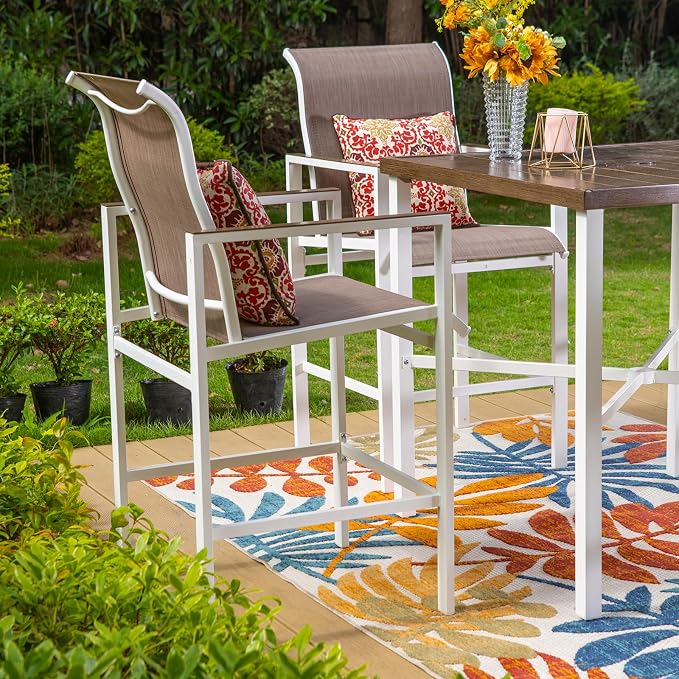PHI VILLA Outdoor Bar Table, High Patio Table - Image 2