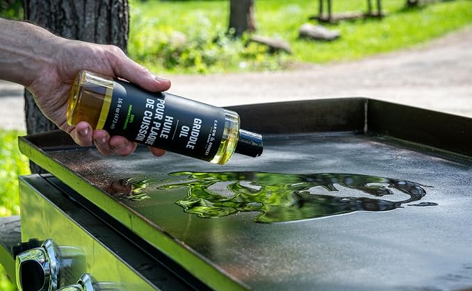 CARON & DOUCET Griddle Seasoning & Cleaning Oil | 100% Plant-Based & Food Grade - Image 3