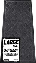 Front Door Mat Indoor Outdoor Entrance, Non-Slip Absorbent Entryway Mat by Unknown
