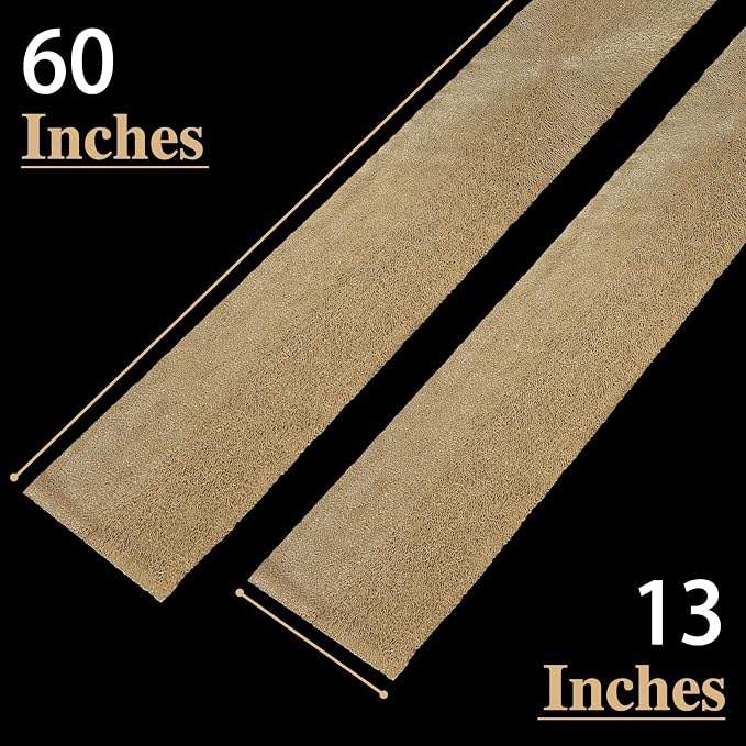 Fave Gold Table Runners 60 Inches Heat Resistant Table Runner Line Shaped Short - Image 5