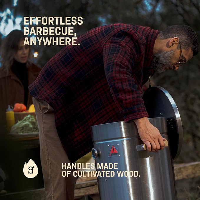 3-in-1 Stainless Steel Smoker Barrel Grill – Portable Charcoal BBQ - Image 5