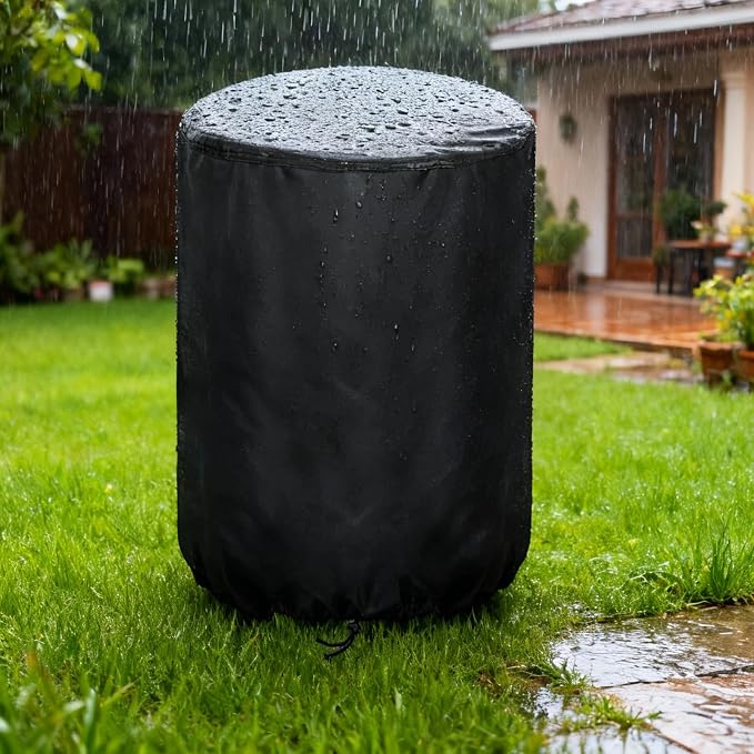 Smoker Cover Fit for Realcook Vertical 17 Inch Steel Charcoal Smoker, - Image 3