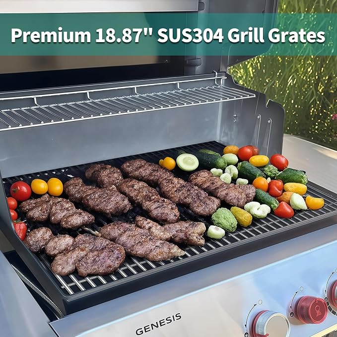 9MM 18 7/8" Stainless Steel Genesis 2 Grill Grates - Image 7